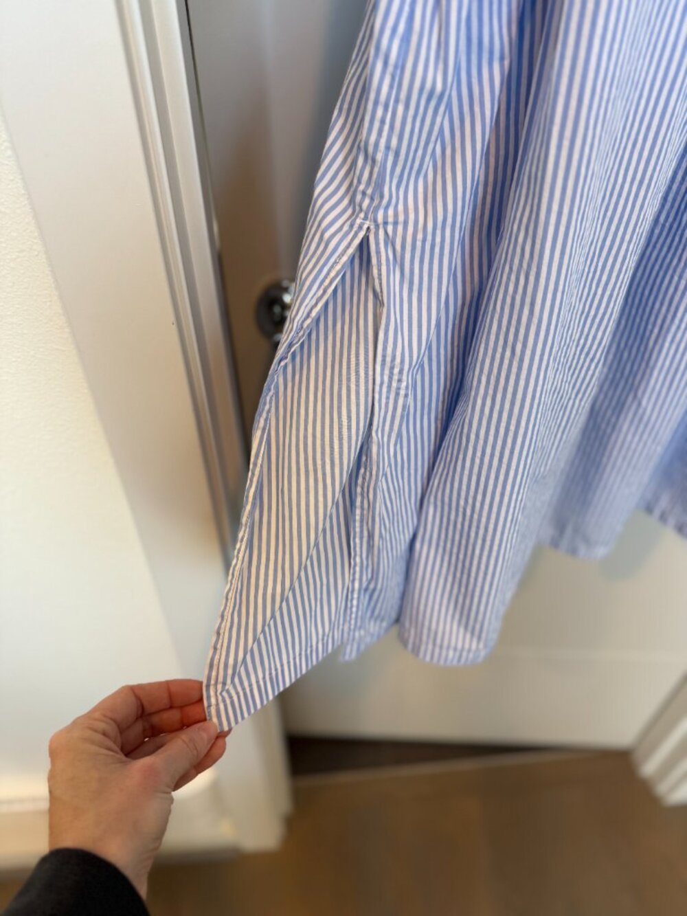 J. Crew Paloma dress in striped cotton poplin size M - Picture 3 of 7